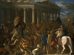La destruction et le sac du Temple de Jérusalem - Nicolas Poussin